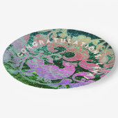 Gefeliciteerd met deze World Folk Art Papieren Bordje (Gekanteld)