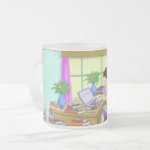 Gefeliciteerd met doctoraat, grappige boeken, Afst Matglas Koffiemok (Voorkant links)