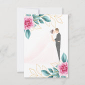 Gefeliciteerd met een bruiloft save the date (Voorkant)