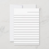 Gefeliciteerd met een bruiloft save the date (Achterkant)