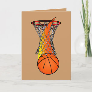 Gefeliciteerd met een goed basketbalseizoen kaart