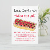 Gefeliciteerd met een Italiaanse subsandwich op Ro Kaart (Staand voorkant)