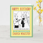 Gefeliciteerd met een kerkminister of priester. kaart (Gele Bloem)