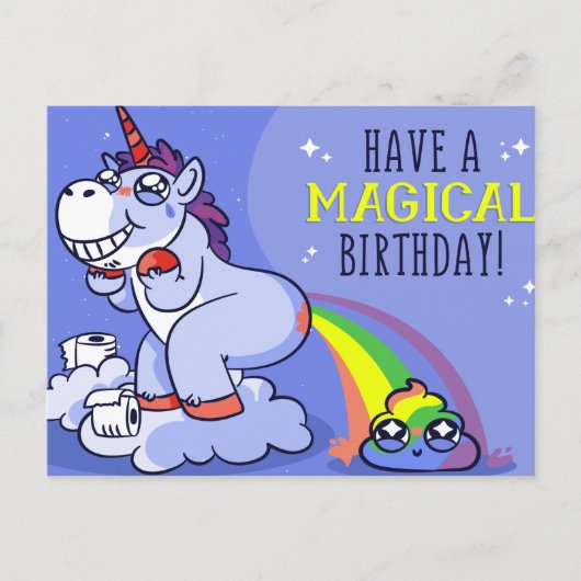 Gefeliciteerd met een Magische Verjaardag | Gefeli Briefkaart (Voorkant)