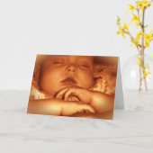 Gefeliciteerd met een nieuwe baby kaart (Gele Bloem)