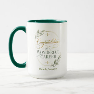 Gefeliciteerd Met Een Opmerkelijke Carrière Person Mok