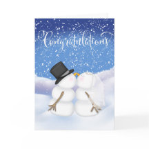 Gefeliciteerd met een winterhuwelijk