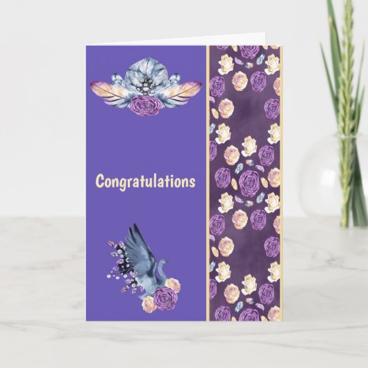 Gefeliciteerd met eerste balletdanstoewijzing kaart (Voorkant)