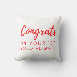 Gefeliciteerd met eerste solovlucht kussen