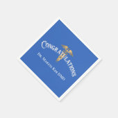 Gefeliciteerd met Elegant Doctor Medical Afstudere Servet (Hoek)