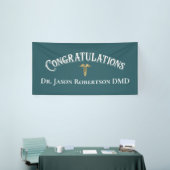 Gefeliciteerd met Elegant Doctor Medical Afstudere Spandoek (Beurs)