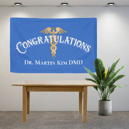 Gefeliciteerd met Elegant Doctor Medical Afstudere Spandoek