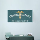 Gefeliciteerd met Elegant Doctor Medical Afstudere Spandoek (Beurs)