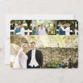 Gefeliciteerd met feestdag Foto eerste kerstmis Mo Kaart (Achterkant)