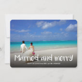 Gefeliciteerd met feestdag Foto eerste kerstmis Mo Kaart (Voorkant)