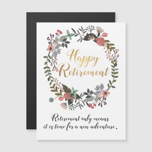 Gefeliciteerd met fijne pensionering met cadeautje (Voorkant / Achterkant)