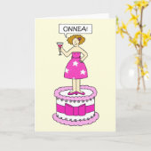 Gefeliciteerd met Fins Onnea Kaart (Gele Bloem)