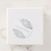 Gefeliciteerd met Folie Favor Tags (Met doos)