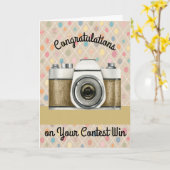 Gefeliciteerd met Fotografen wedstrijd Win Kaart (Gele Bloem)