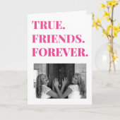 Gefeliciteerd met Friendaversary Echte Vrienden Fo Kaart (Gele Bloem)