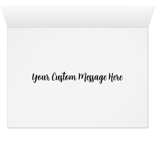 Gefeliciteerd met gepersonaliseerd huwelijk Rustic (Binenzijde Horizontaal (Onderkant))