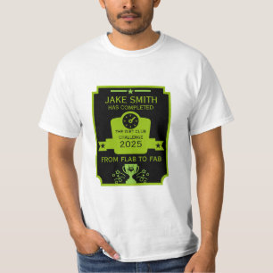 Gefeliciteerd met gewichtsverlies t-shirt