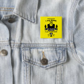Gefeliciteerd met gewichtsverlies vierkante button 5,1 cm (In situ)