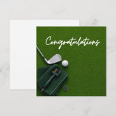 Gefeliciteerd met golf voor golfer  (Voorkant / Achterkant)