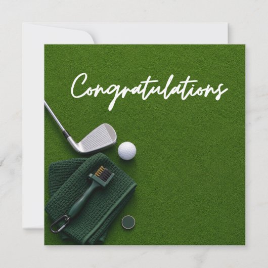 Gefeliciteerd met golf voor golfer  (Voorkant)