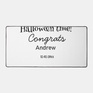 Gefeliciteerd met Halloween, voeg naam datum jaar Bureaumat