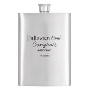 Gefeliciteerd met Halloween, voeg naam datum jaar Flacon