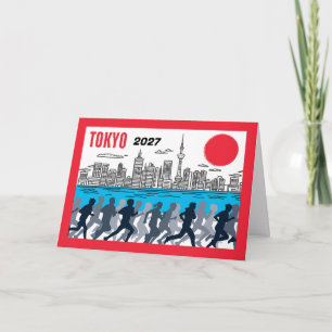 Gefeliciteerd met hardlopen in Tokio Kaart