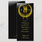 Gefeliciteerd met het 20-jarig jubileum (Voorkant / Achterkant)