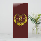 Gefeliciteerd met het 25-jarig jubileum (Staand voorkant)