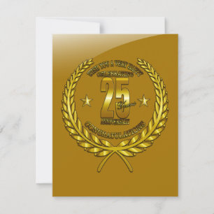 Gefeliciteerd met het 25-jarig jubileum