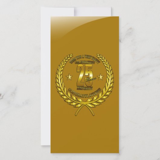 Gefeliciteerd met het 25e Jubileum (Voorkant)