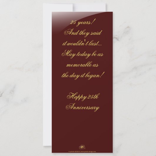 Gefeliciteerd met het 25e Jubileum (Achterkant)