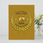 Gefeliciteerd met het 25e Jubileum (Staand voorkant)