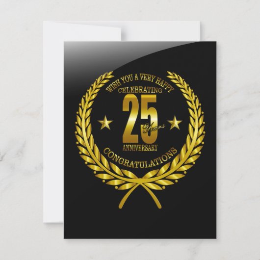 Gefeliciteerd met het 25e Jubileum (Voorkant)