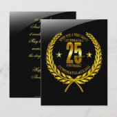 Gefeliciteerd met het 25e Jubileum (Voorkant / Achterkant)