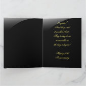 Gefeliciteerd met het 25e Jubileum Bedankkaart (Binnen)