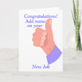 Gefeliciteerd met het aanpassen van de Kaart voor  (Voorkant)