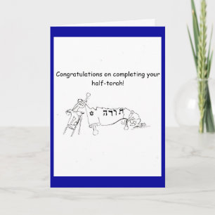 Gefeliciteerd met het afronden van je halve Torah Kaart