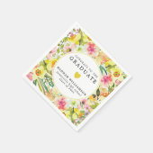 Gefeliciteerd met het Afstudeerder Yellow Daffodil Servet (Hoek)