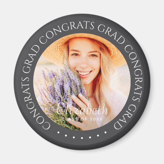 Gefeliciteerd met het Afstudeerders van Simple Mod Magneet (Voorkant)