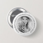 Gefeliciteerd met het Afstudeerders van Simple Mod Ronde Button 5,7 Cm (Voorkant /achterkant)