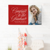 Gefeliciteerd met het afstuderen foto afstuderen spandoek (Insitu)