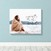 Gefeliciteerd met het afstuderen fotodoek canvas afdruk (Insitu (Houten vloer))