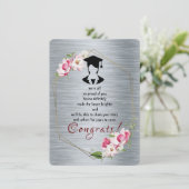 Gefeliciteerd met het afstuderen kaart (Staand voorkant)