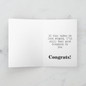 Gefeliciteerd met het afstuderen kaart (Binnen)